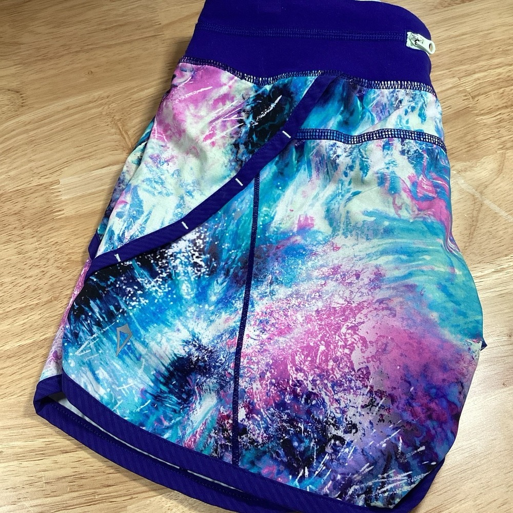 Girls Ivivva Lululemon Shorts Speedy Shorts Running Lined Size 12